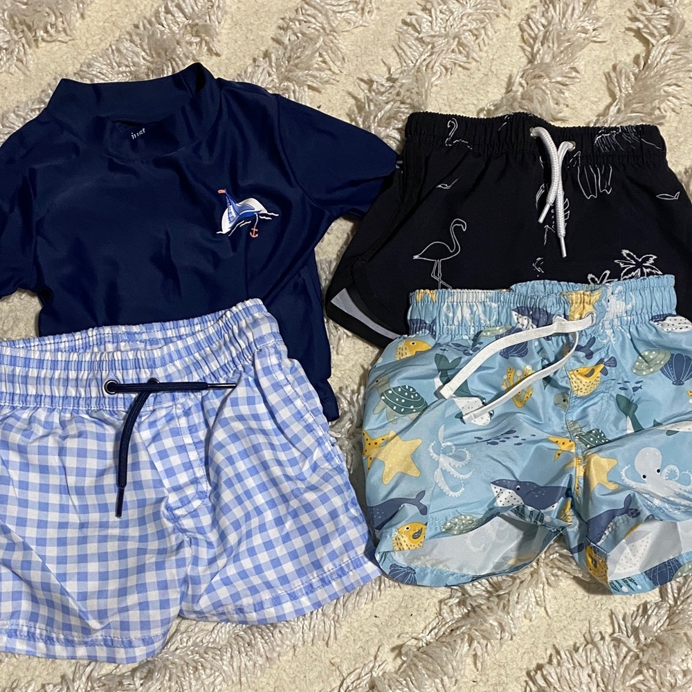 Lot of 12 month boys swimwear